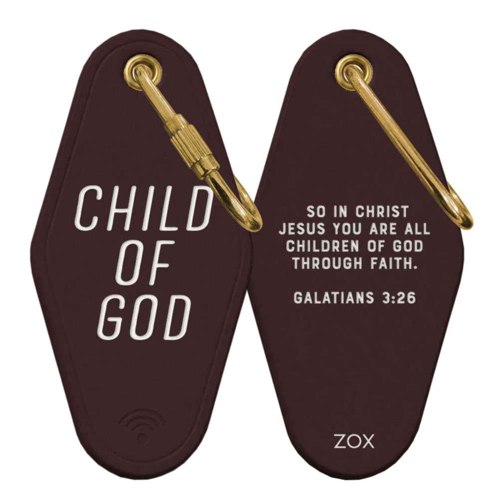 Child of God Bible Verse Keychain