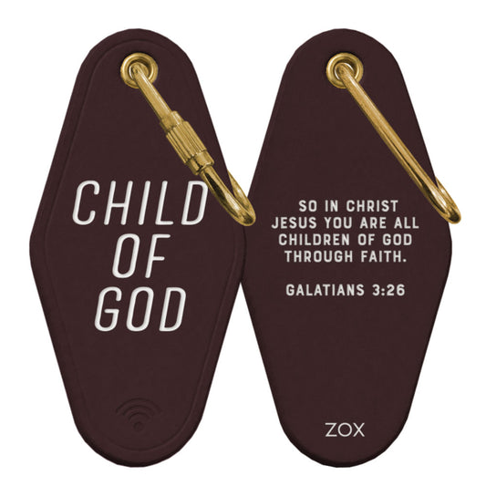 Child of God Bible Verse Keychain