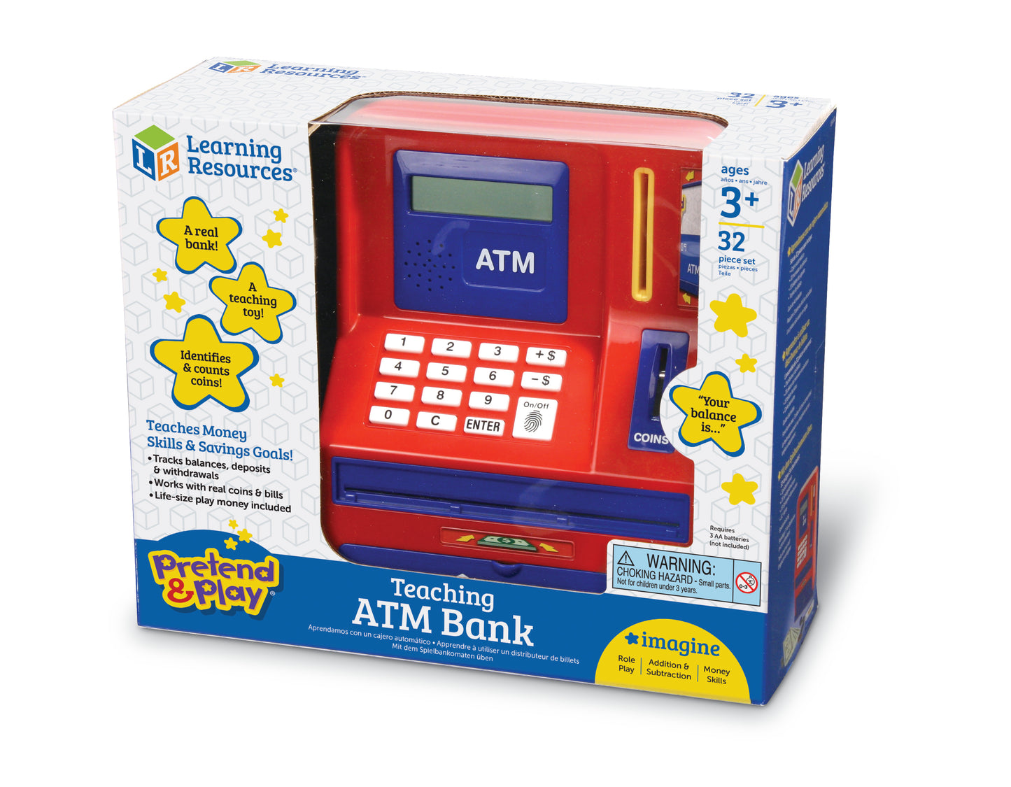 Pretend and Play® Teaching ATM Bank