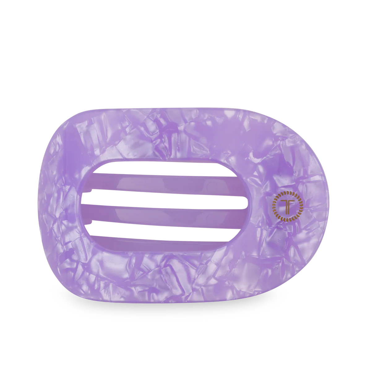 Lavender Mist Flat Round Hair Clip