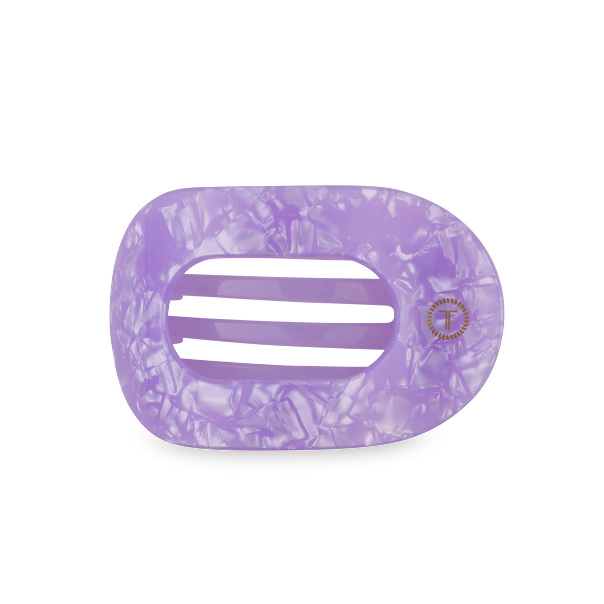 Lavender Mist Flat Round Hair Clip