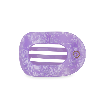 Lavender Mist Flat Round Hair Clip