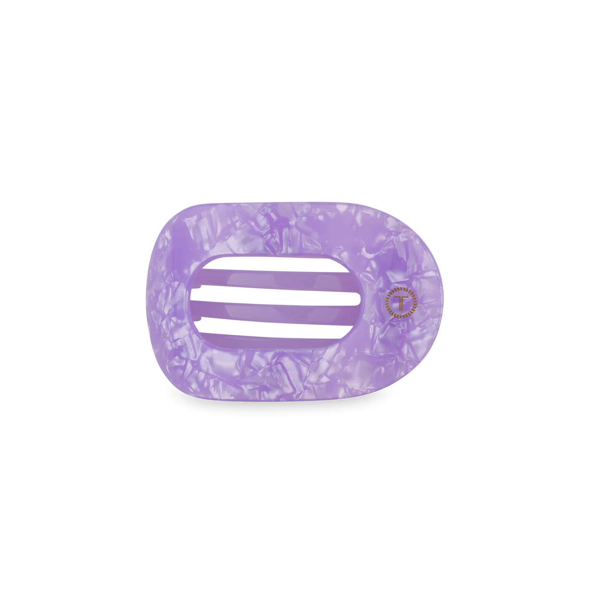 Lavender Mist Flat Round Hair Clip