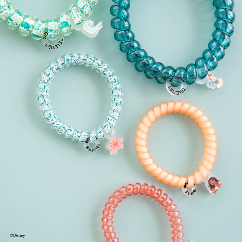 Moana and Friends Mixed Hair Ties - Mix Pack