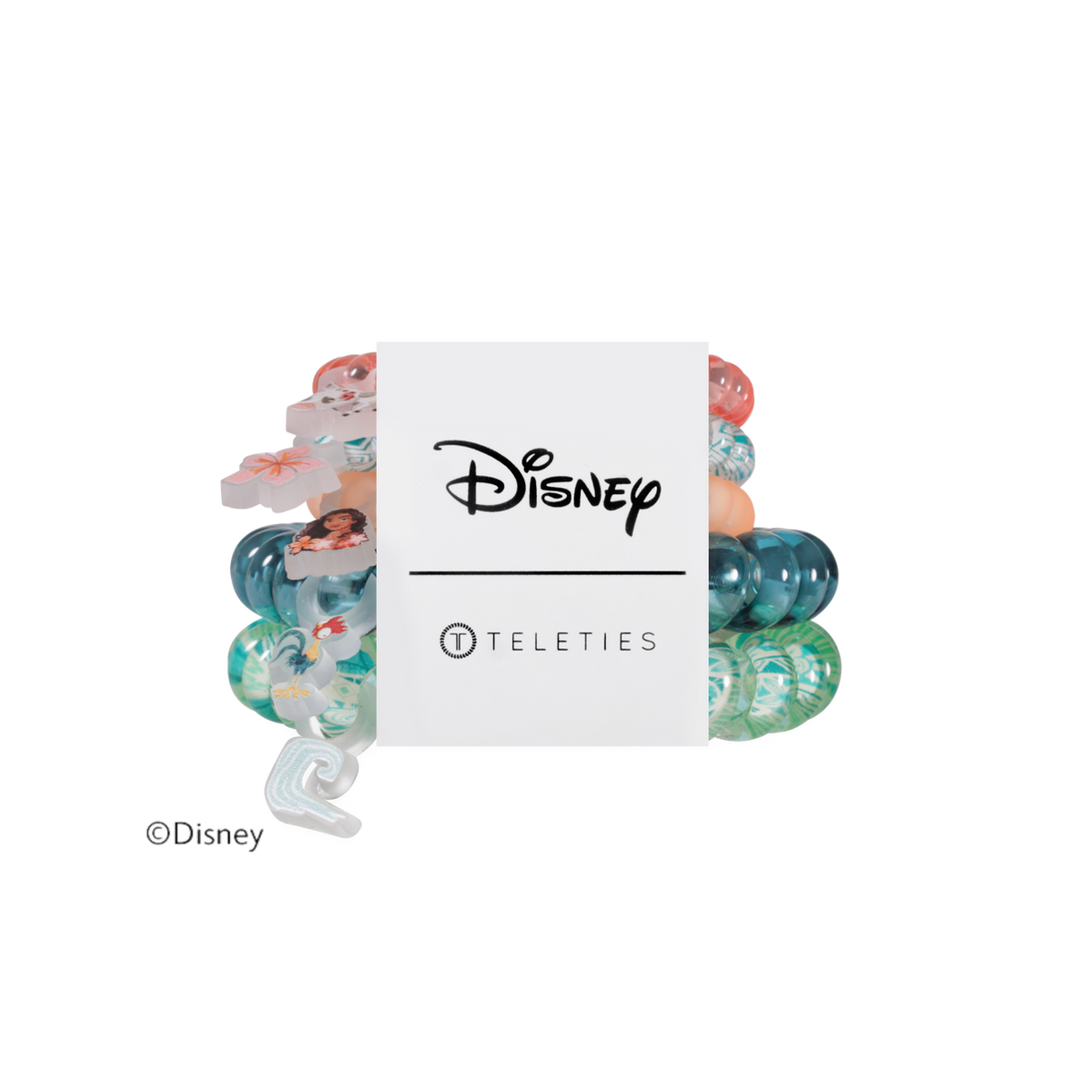 Moana and Friends Mixed Hair Ties - Mix Pack