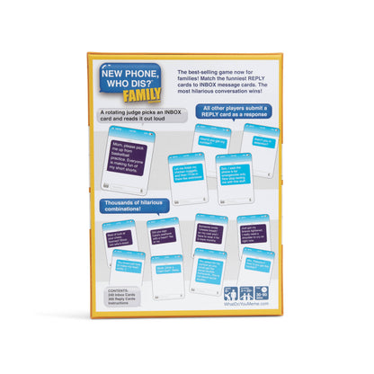 New Phone Who Dis Fam Edition