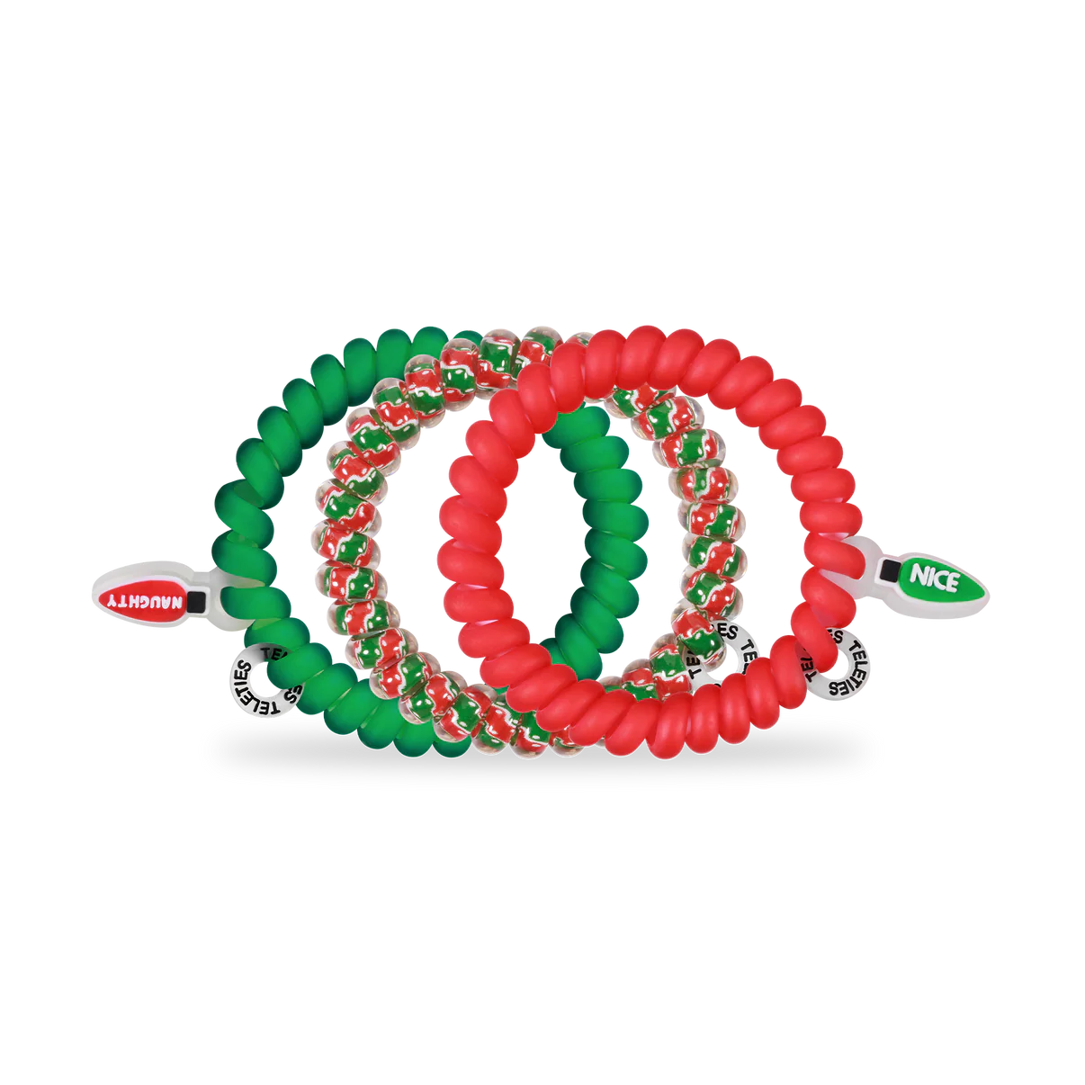 Naughty or Nice Small Hair Ties