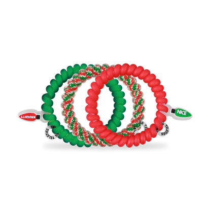 Naughty or Nice Small Hair Ties