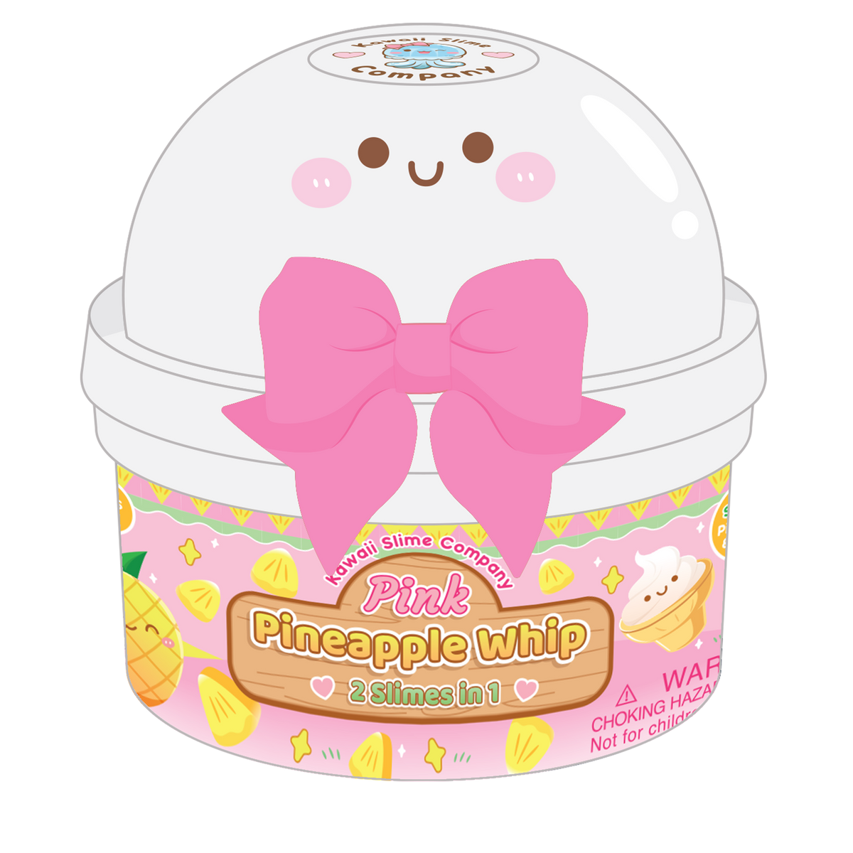 Pink Pineapple Whip 2 Slimes in 1