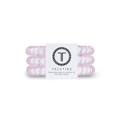 Rose Water Pink Small 3pk Hairties
