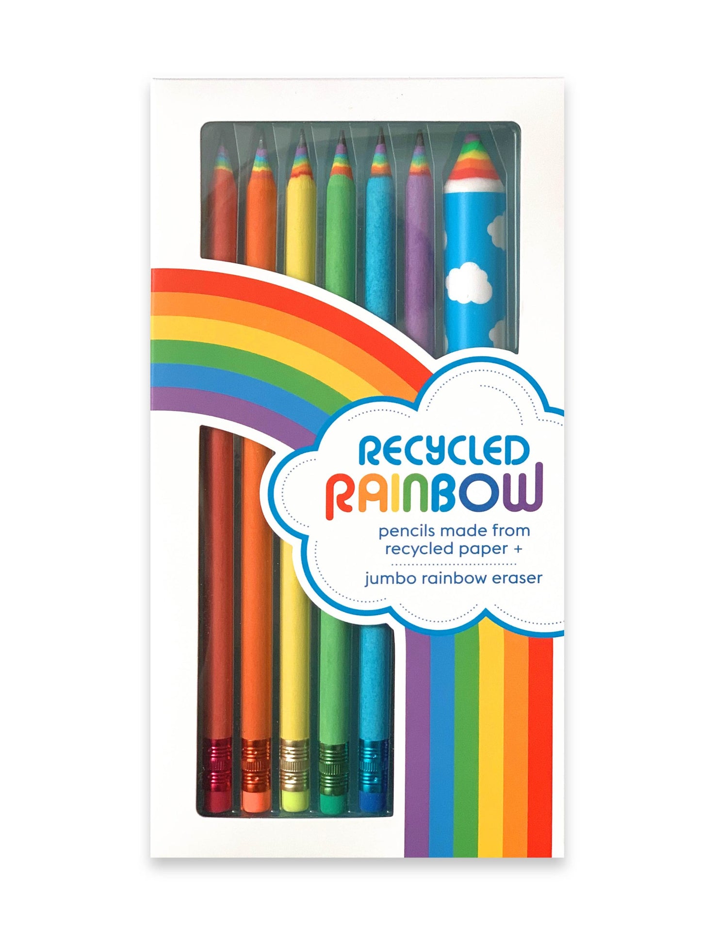 Recycled Rainbow Pencils