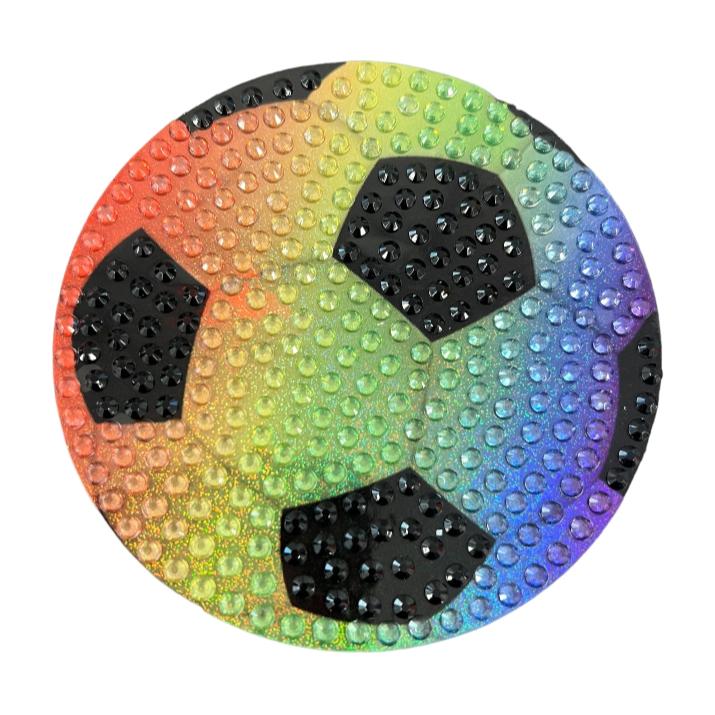 Rainbow Soccer Ball 2in