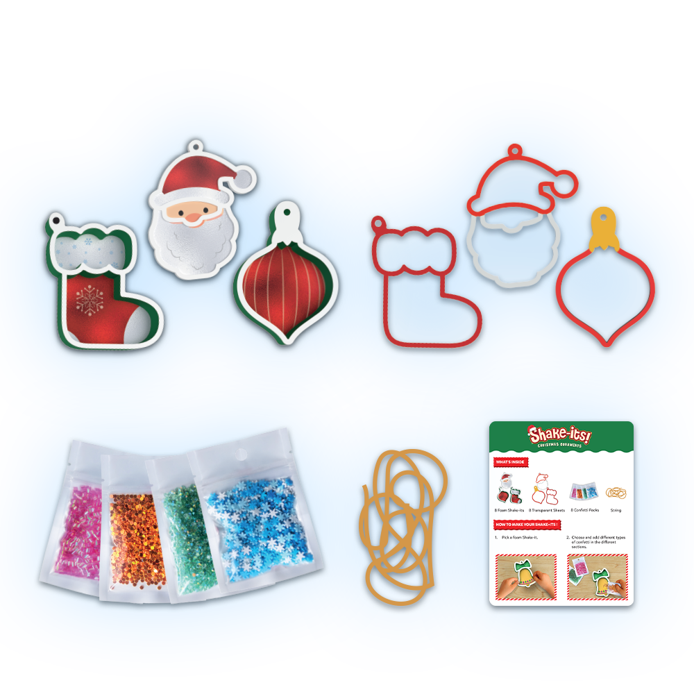 Shake It's! Christmas Ornaments