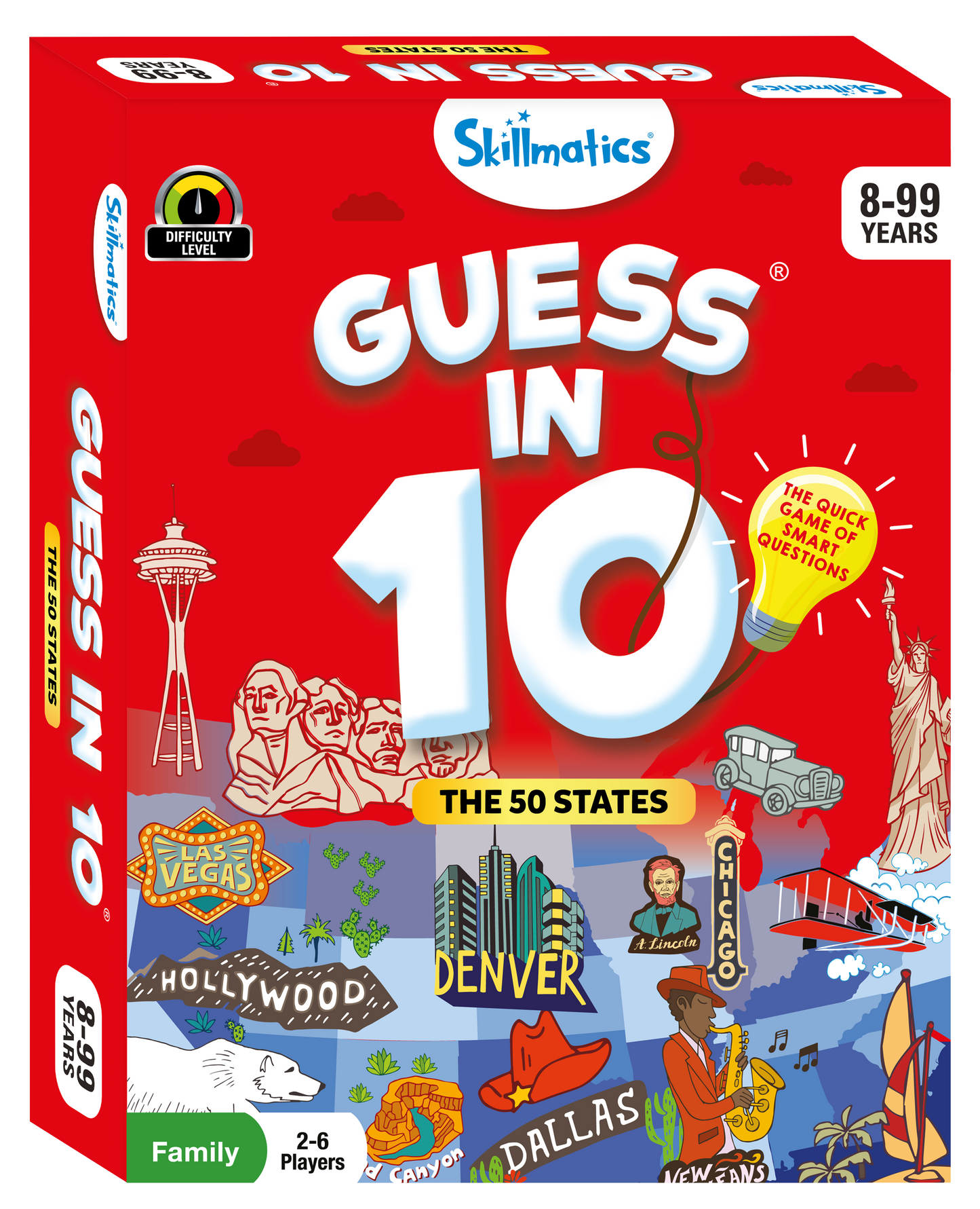 Guess in 10 the 50 States