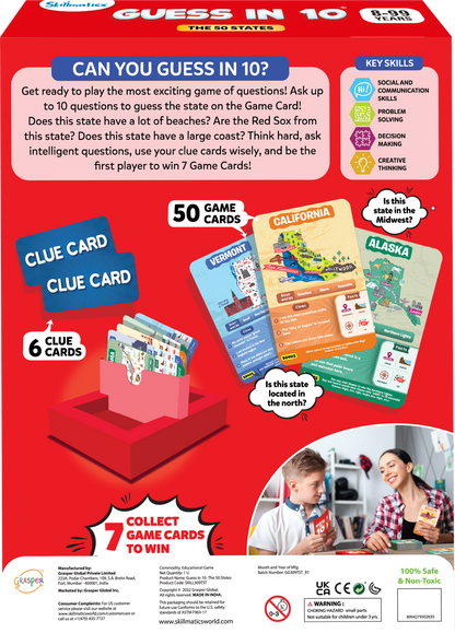 Guess in 10 the 50 States