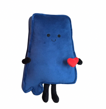 Alabama Navy Stuffed State