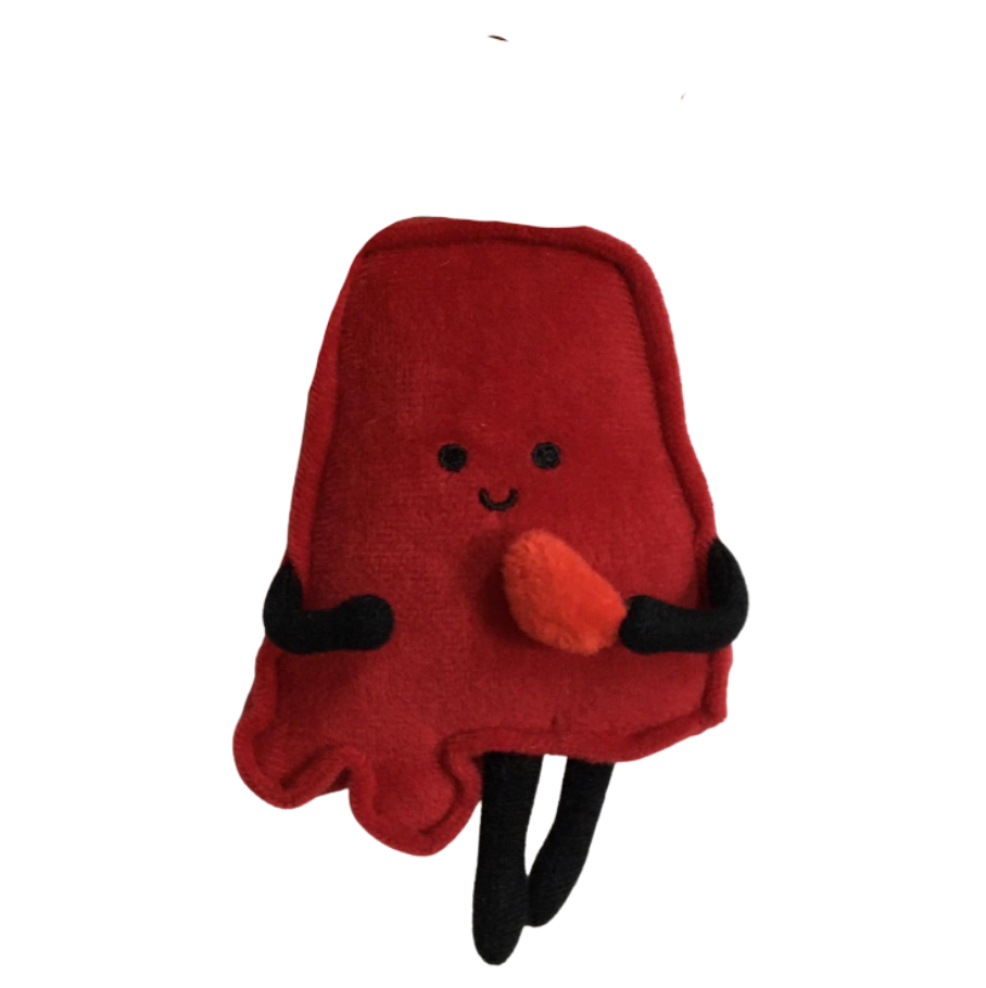 Alabama Stuffed Magnet Crimson