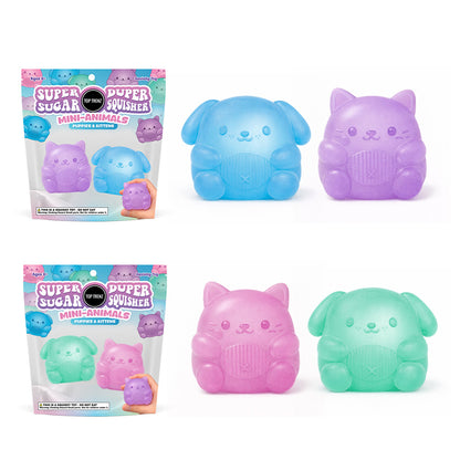 Mini Kitty & Puppy Sugar Squisher 2-Pack