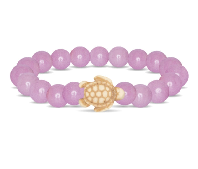 Sea Turtle Lilac Glow Bracelet