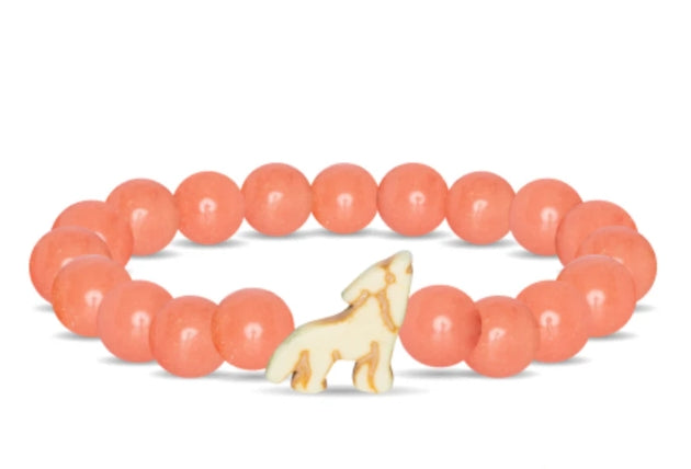 Wolf Sunrise Glow Bracelet