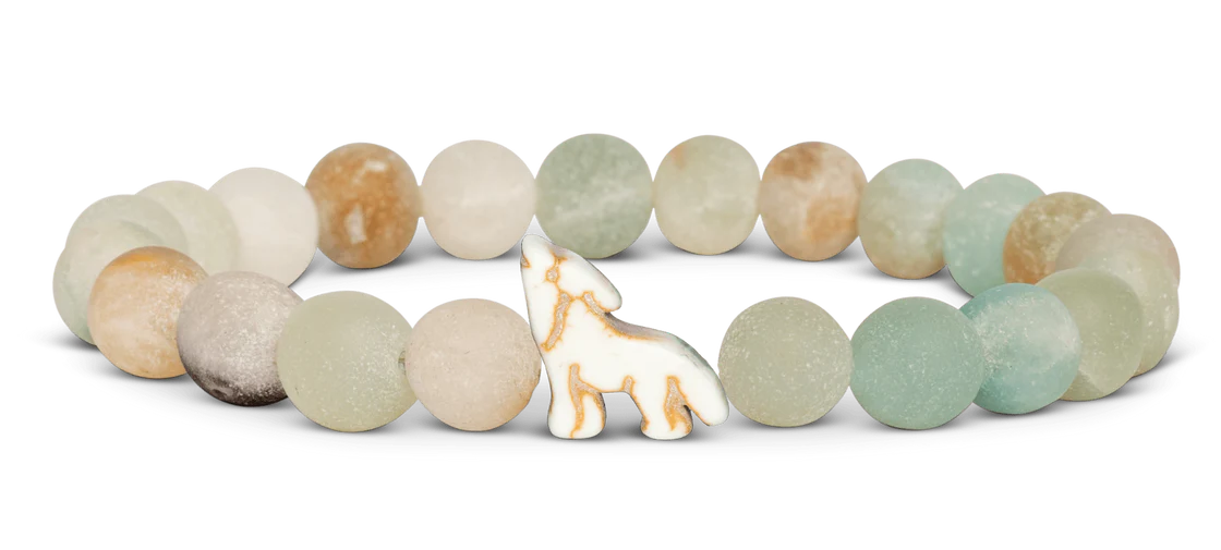 Sky Stone Red Wolf Bracelet