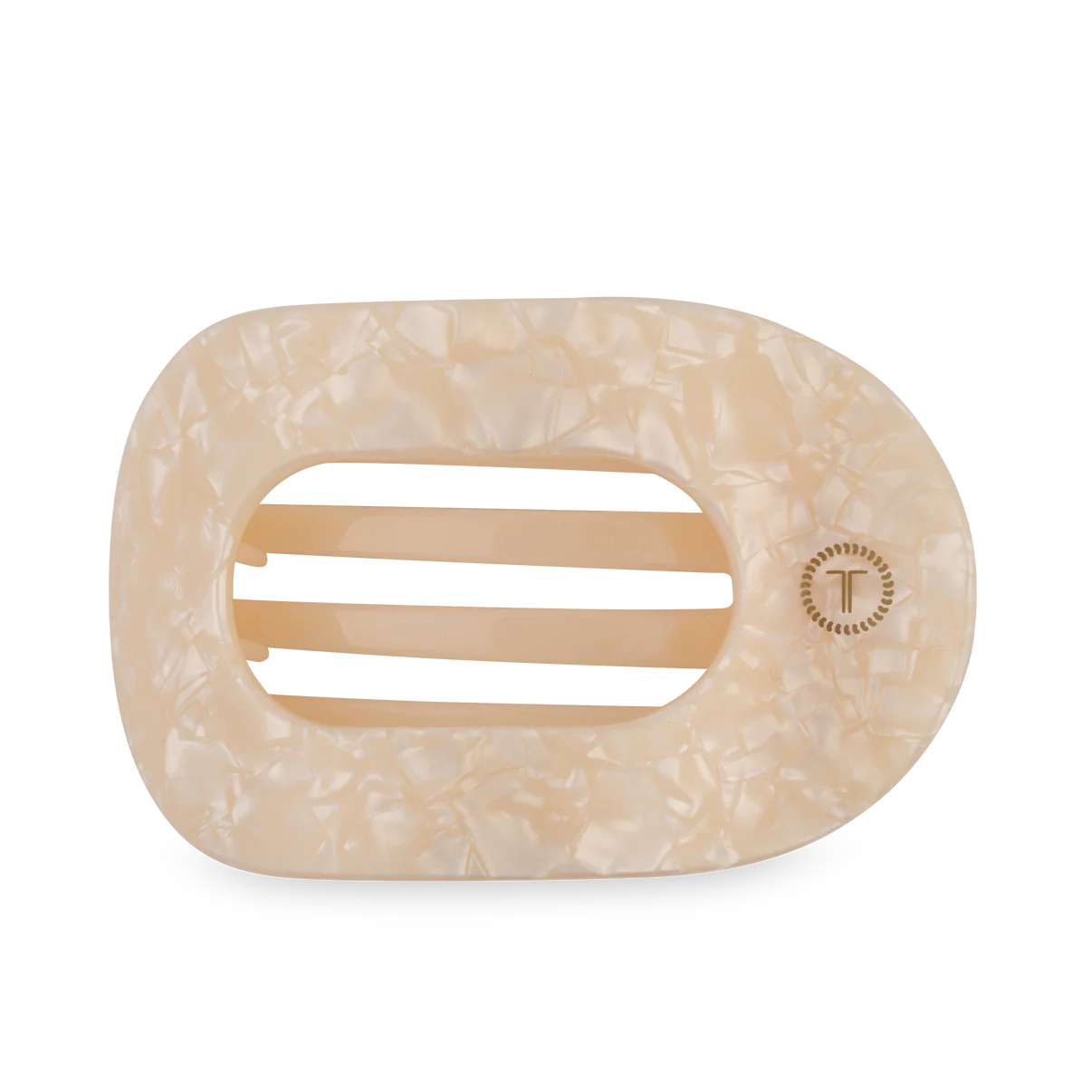 Soft Surf Flat Round Hair Clip