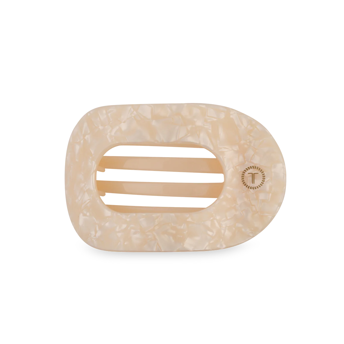 Soft Surf Flat Round Hair Clip