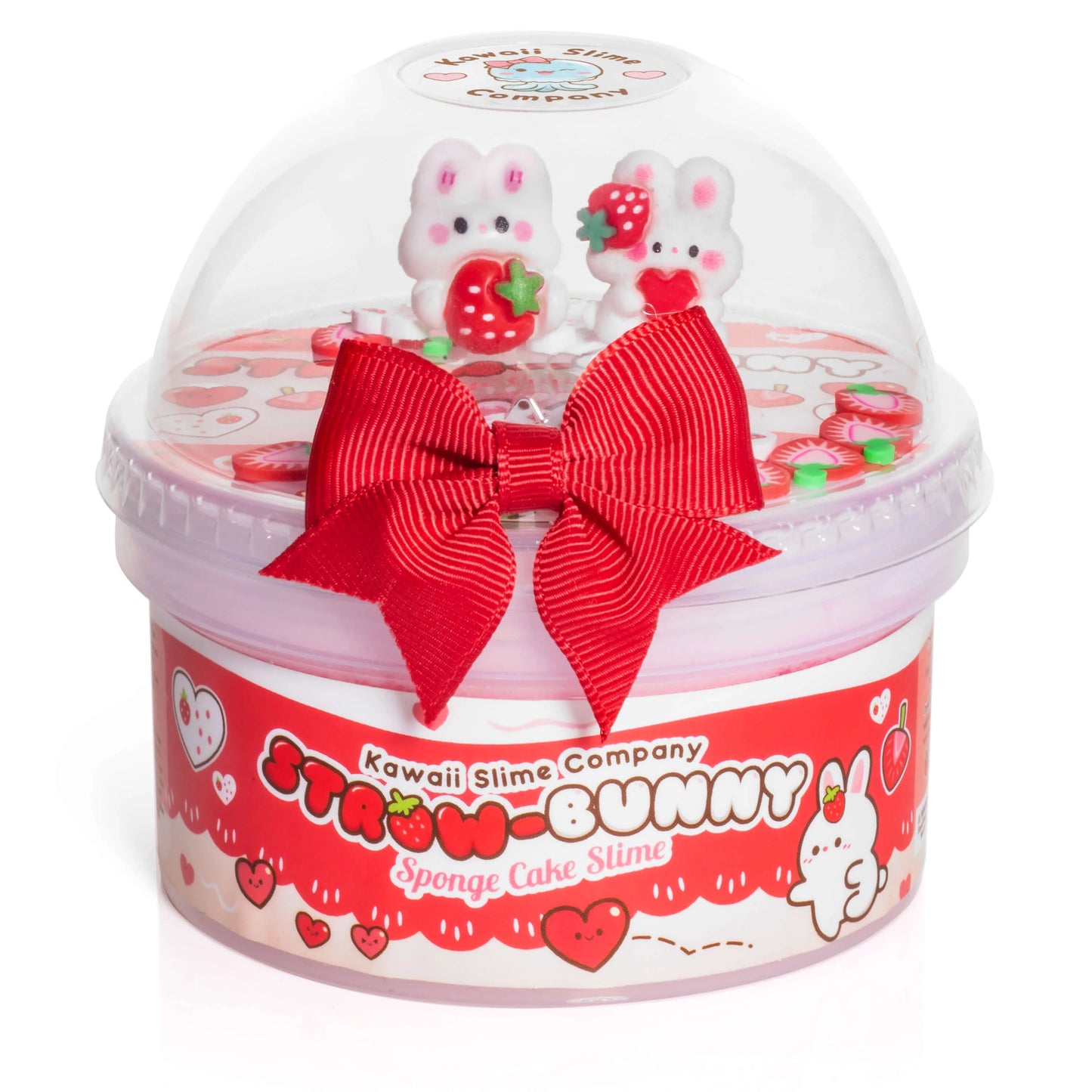 Strawbunny Cake Cloud Slime