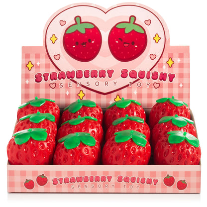 Strawberry Shaped Squishy Toy