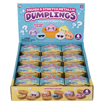2" SQUISH AND STRETCH METALLIC COLOR DUMPLINGS