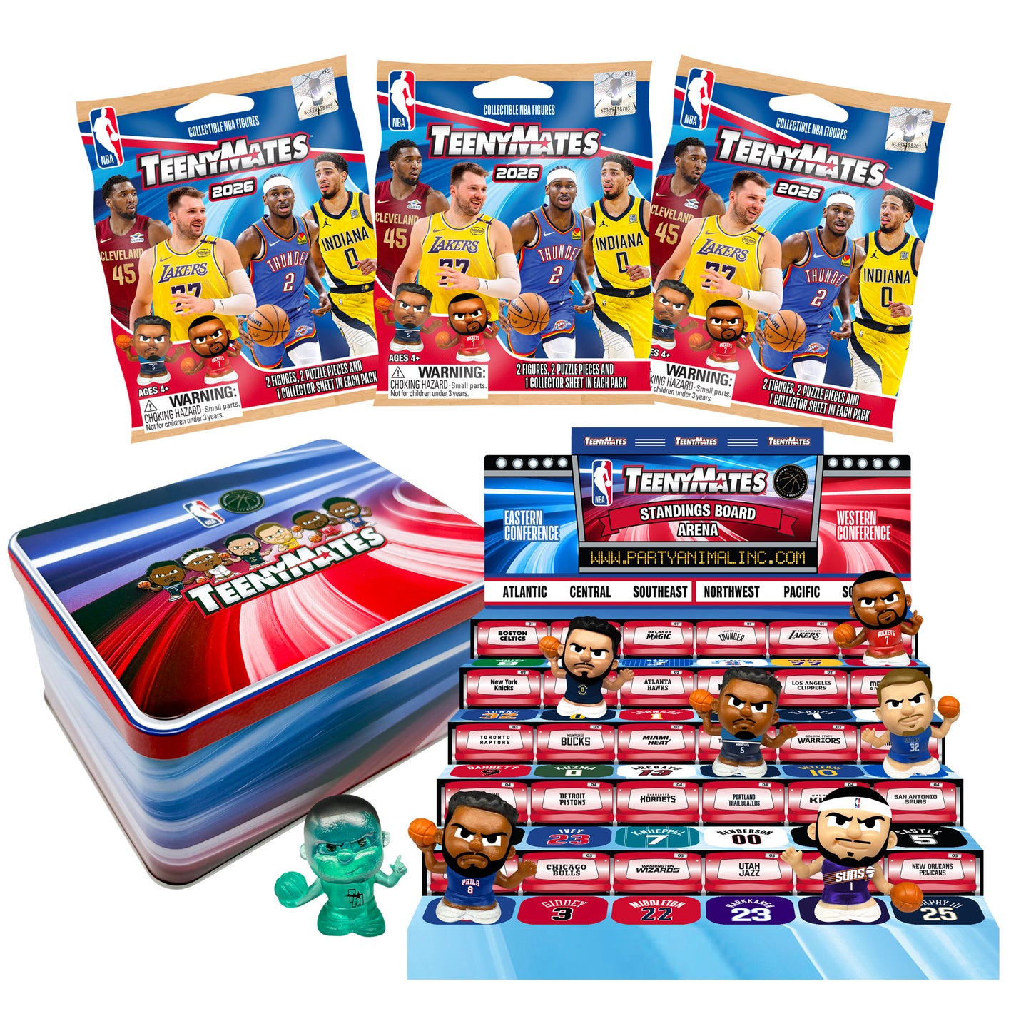 NBA TeenyMates 2026 Collector Tin