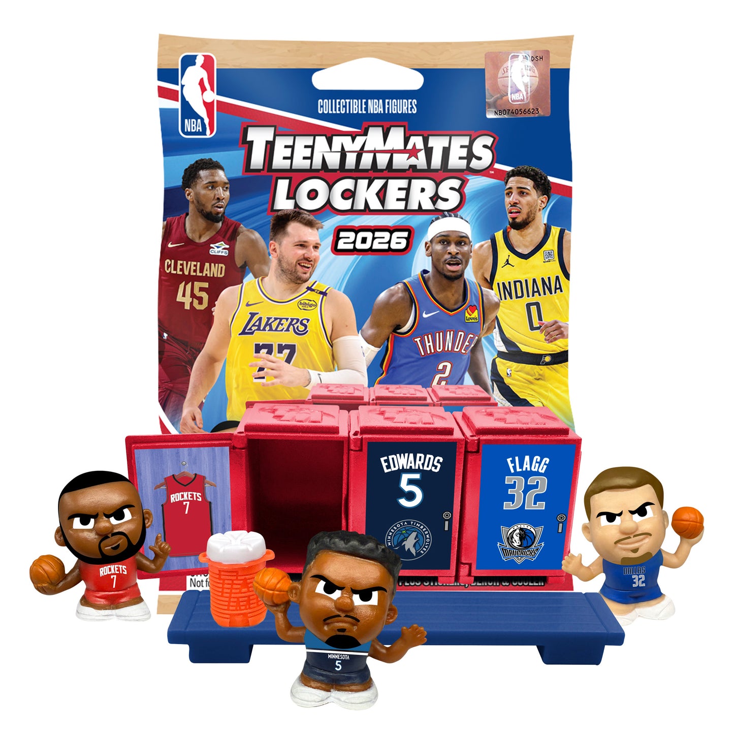 NBA 2026 TeenyMates Locker Room Set
