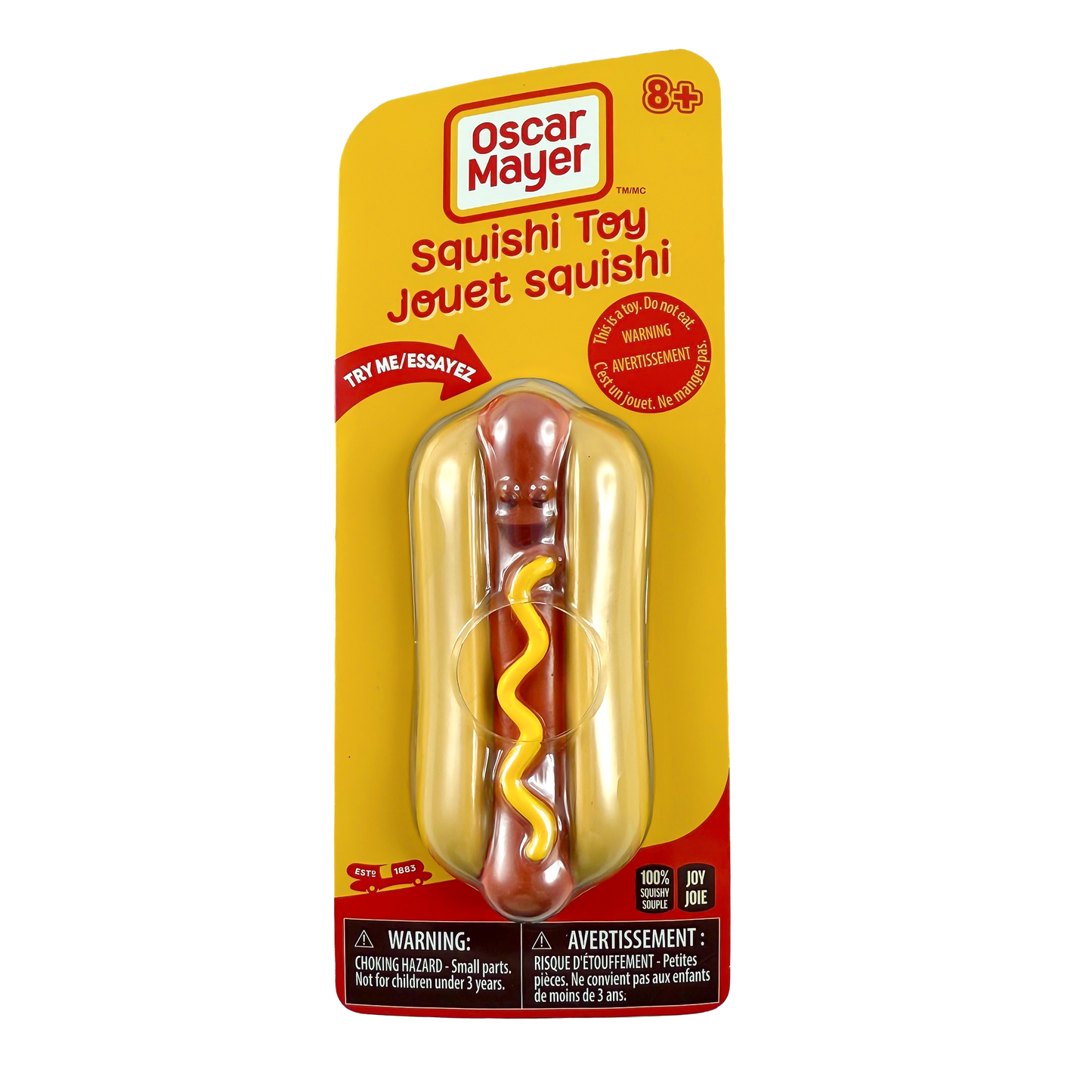 OSCAR MAYER SQUISHI HOT DOG TOY