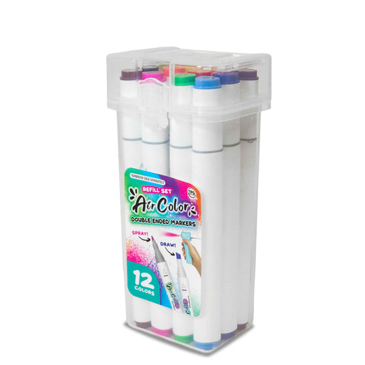 Aircolor Refill - 12 Dual Tip Markers