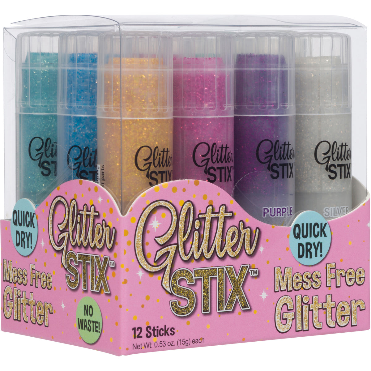 Glitter Stix 12 Color Set