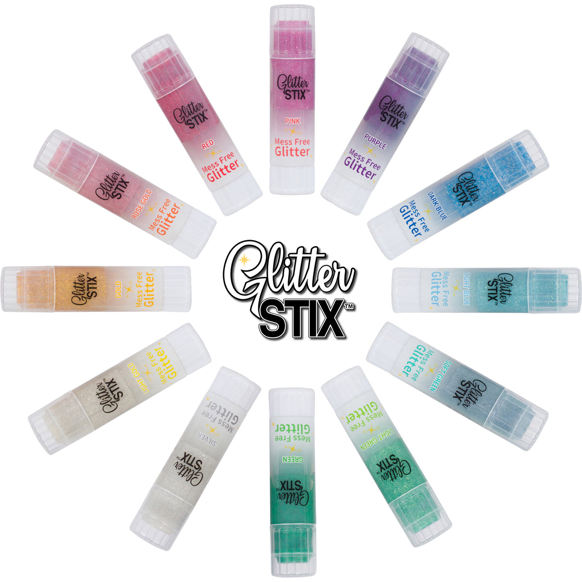 Glitter Stix 12 Color Set