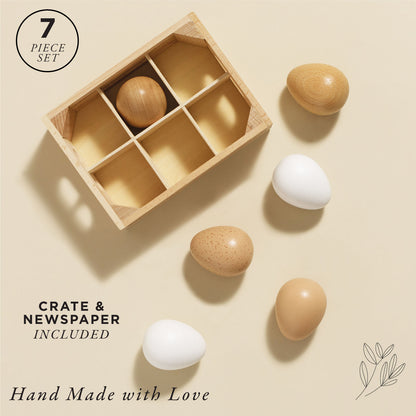 Farm Eggs Crate Wooden