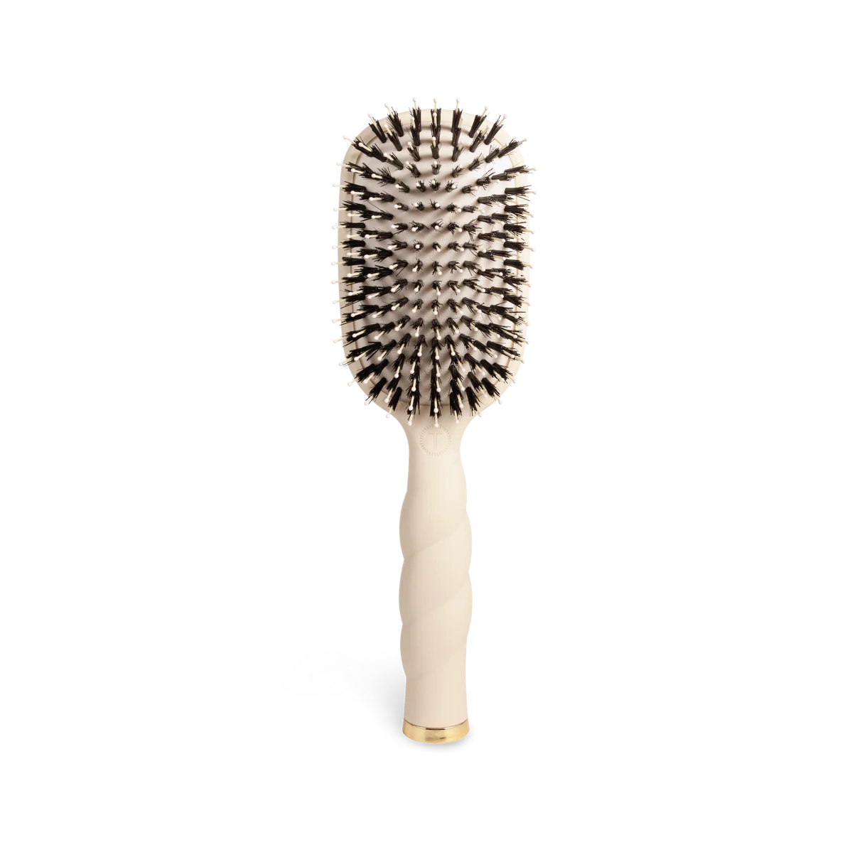 Tan Boar Hair Bristle Brush