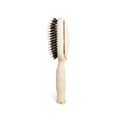Tan Boar Hair Bristle Brush