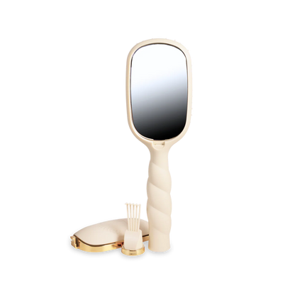 Tan Boar Hair Bristle Brush