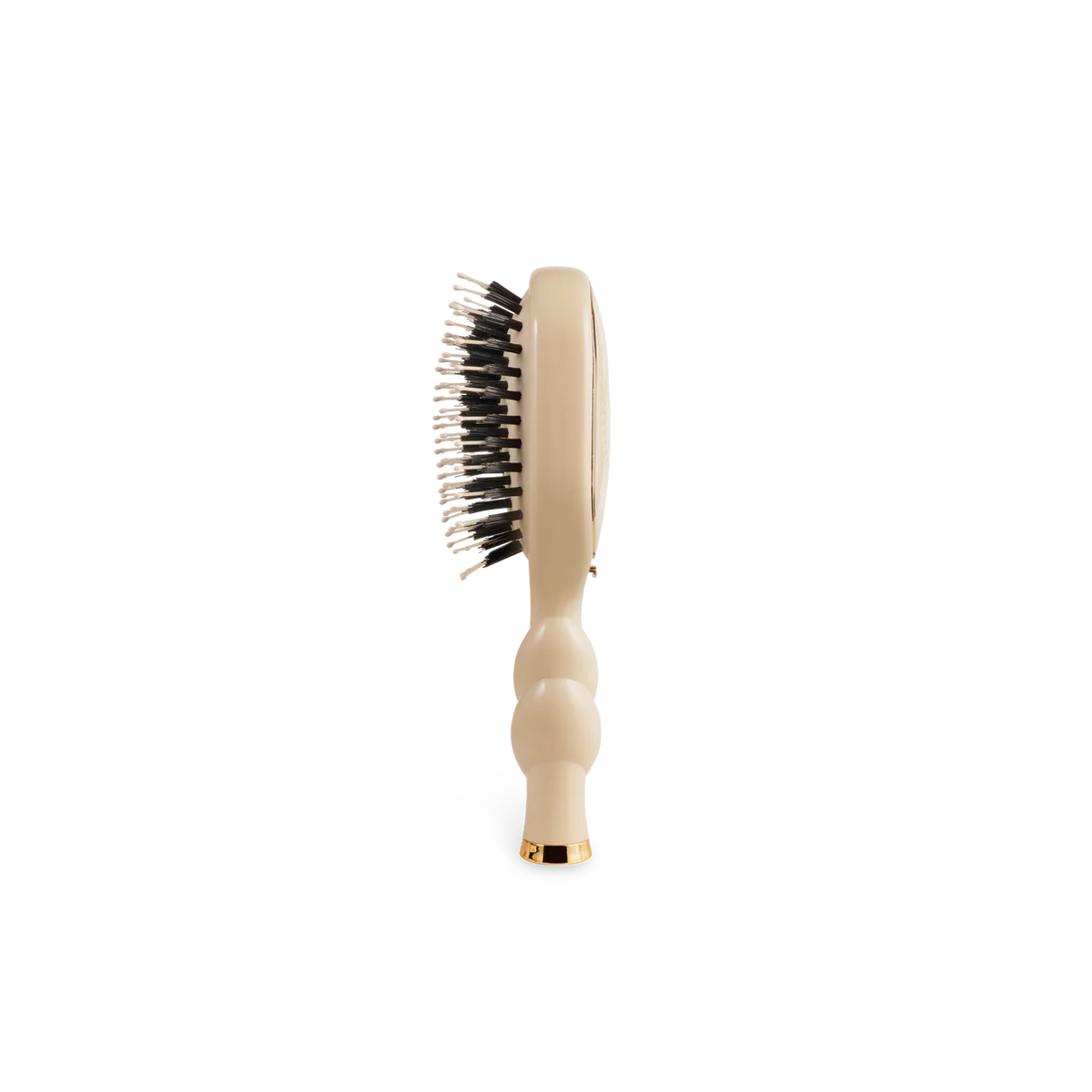 Tan Mini Boar Bristle Hair Brush