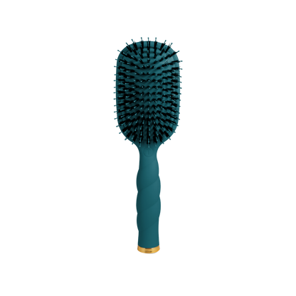 Teal With It Boar Bristle Hair Brush Full Size