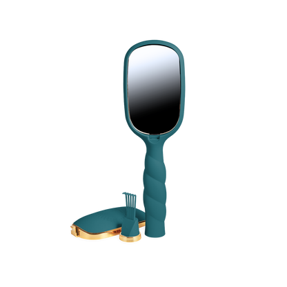 Teal With It Boar Bristle Hair Brush Full Size