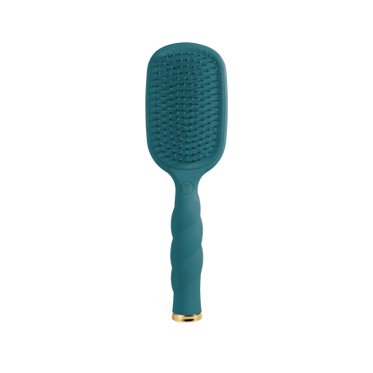 Teal With It Detangler Thick Hair Brush Full Size