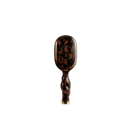 Tortoise Mini Boar Bristle Hair Brush