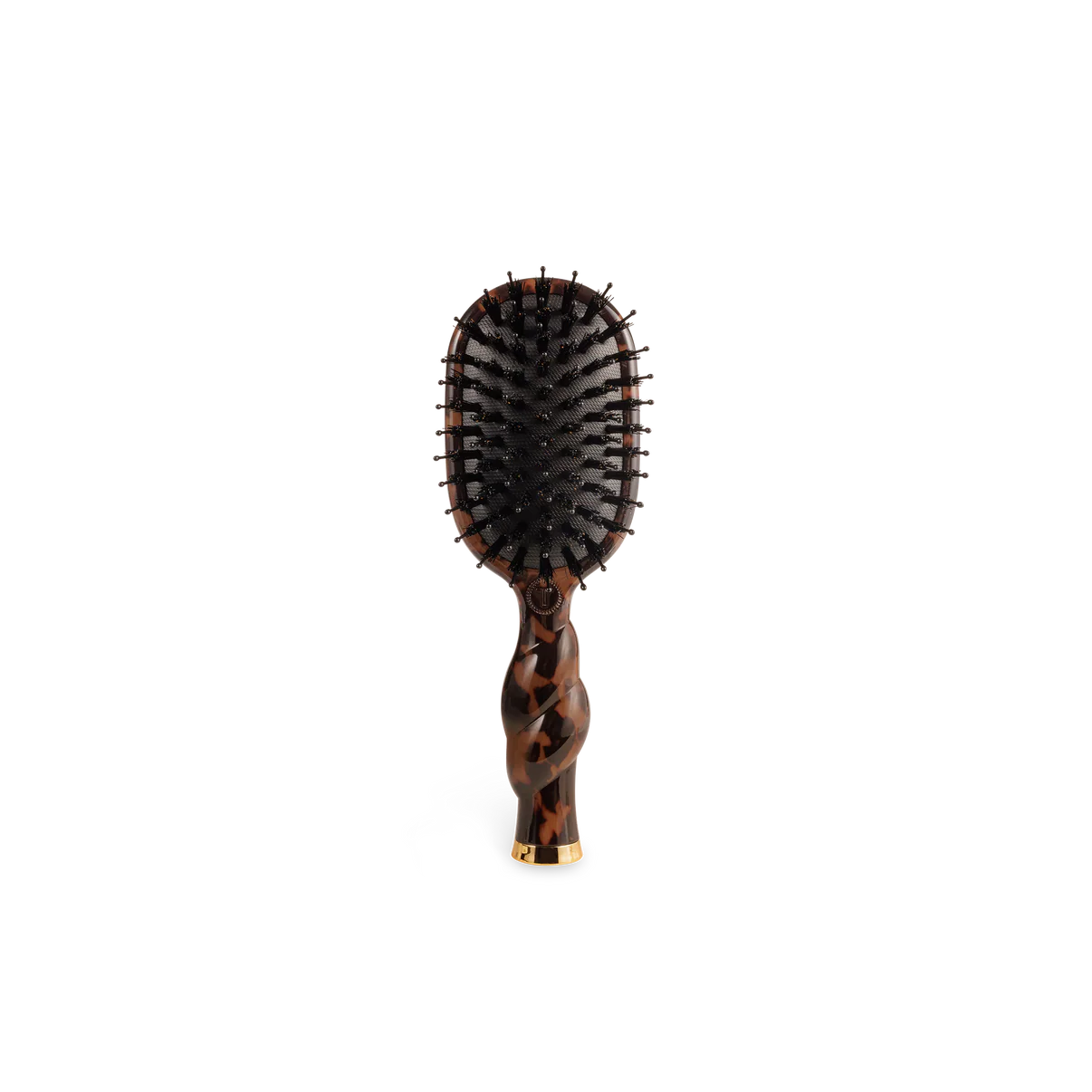 Tortoise Mini Boar Bristle Hair Brush