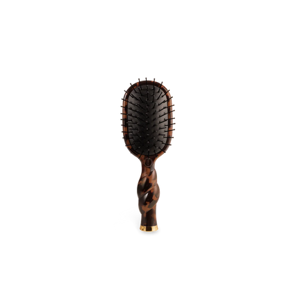 Tortoise Mini Detangler Hair Brush for Medium Hair