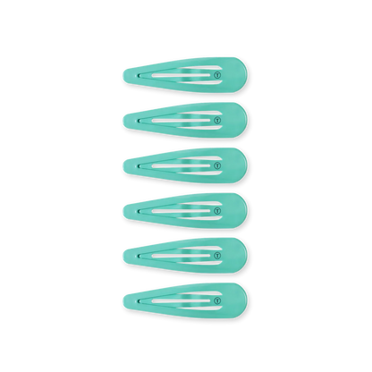 Total Turquoise Snap Clip 6pk