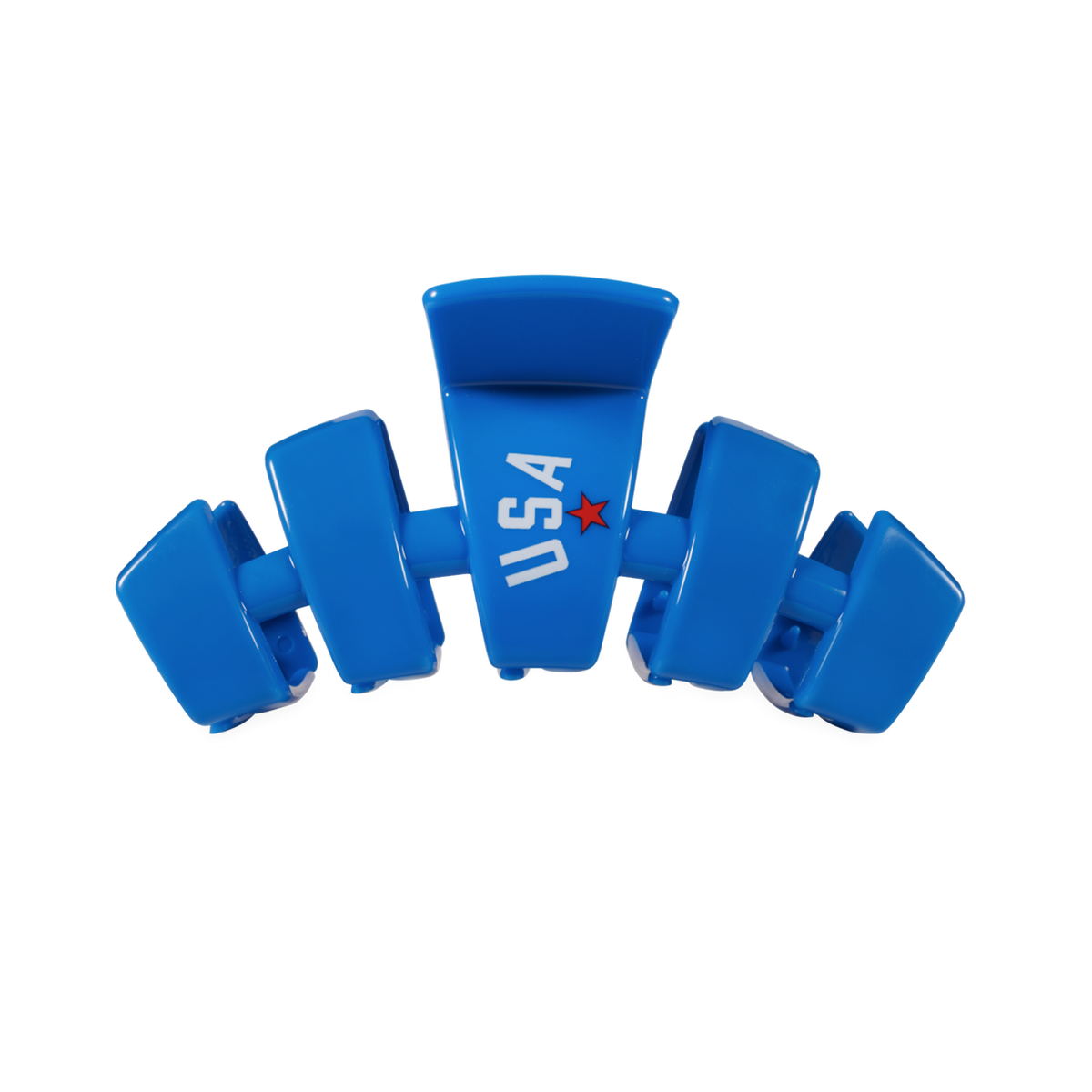 Medium USA Classic Blue Claw Clip