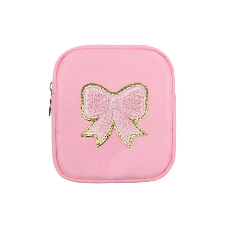 Varsity Bow Accessory Bag